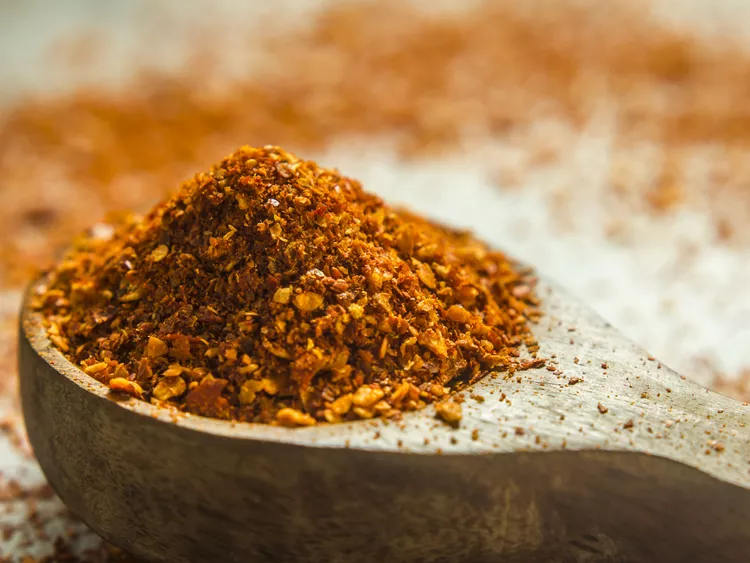 famous red chili pepper flakes gochugaru